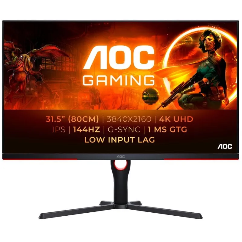 AOC U32G3X/BK 31,5" LED IPS UltraHD 4K 144Hz G-Sync