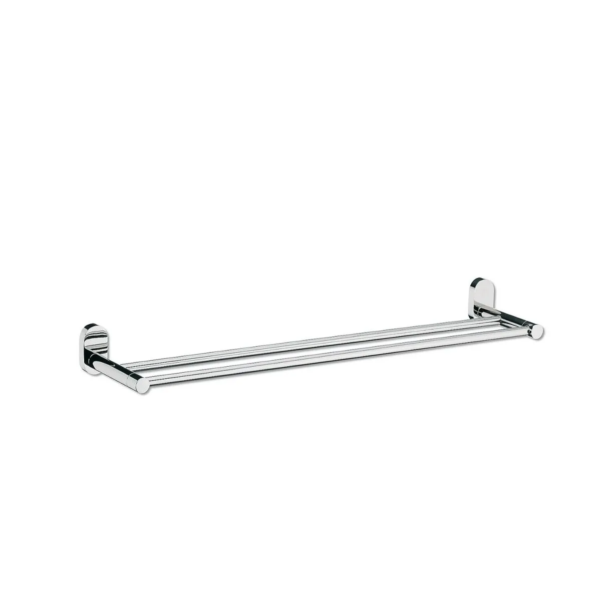kela Portasciugamani Lucido in acciaio inox 18/10 argento lucido; 60.5x12.5x6 cm (LxLxH); argento