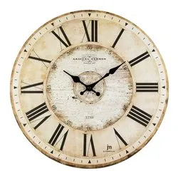 Orologio da parete (33,5cm) JUSTAMINUTE Legno anticato 21456