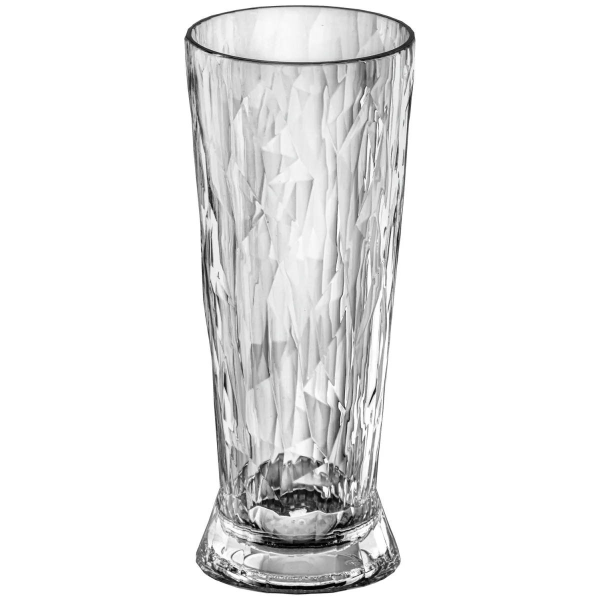 12x koziol Bicchiere birra Bier Club No. 10 Superglas con marcatura; 410 ml, 7.4x17.7 cm (ØxH); trasparente; 0.3 l Segno di riempimento, 12 pz. / Pacco