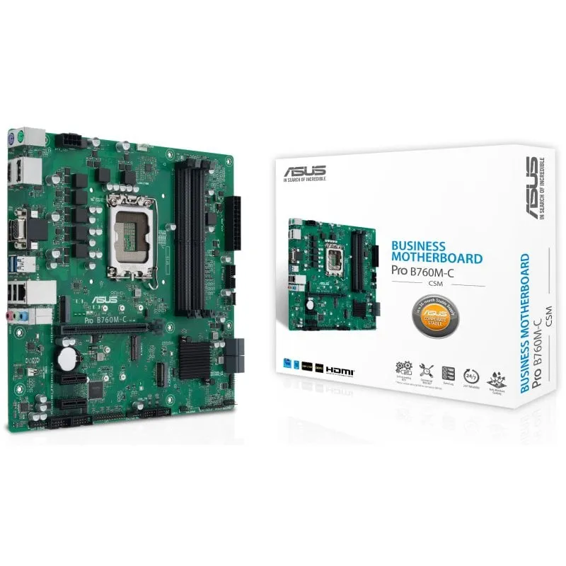 ASUS PRO B760M-C-CSM Intel B760 LGA 1700 micro ATX