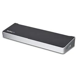 HUB 6 in 1 Dock Usb C Triplo Display Pd 100W Black e Silver DK30CH2DEPUE