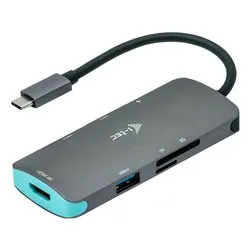 HUB 7 in 1 Usb C Nano Docking Station Pd 100W Grigio C31NANODOCKPD