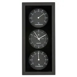 Orologio da parete (12x26cm) JUSTAMINUTE Nero JA 7071N