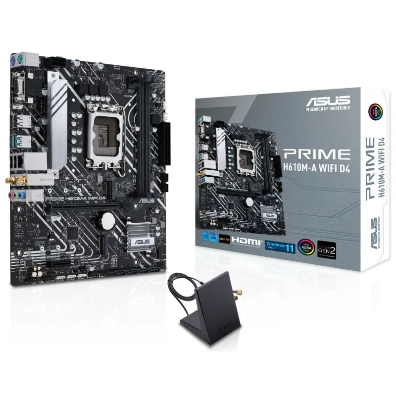 ASUS PRIME H610M-A WIFI D4 Intel H610 LGA 1700 micro ATX