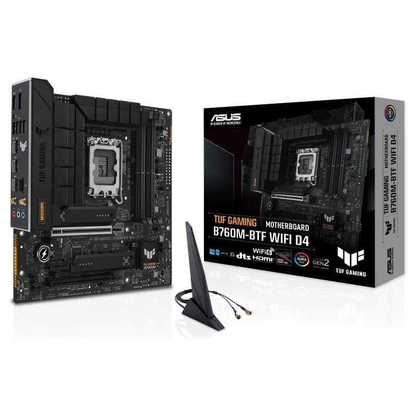 ASUS TUF GAMING B760M-BTF WIFI D4 Intel B760 LGA 1700 micro ATX