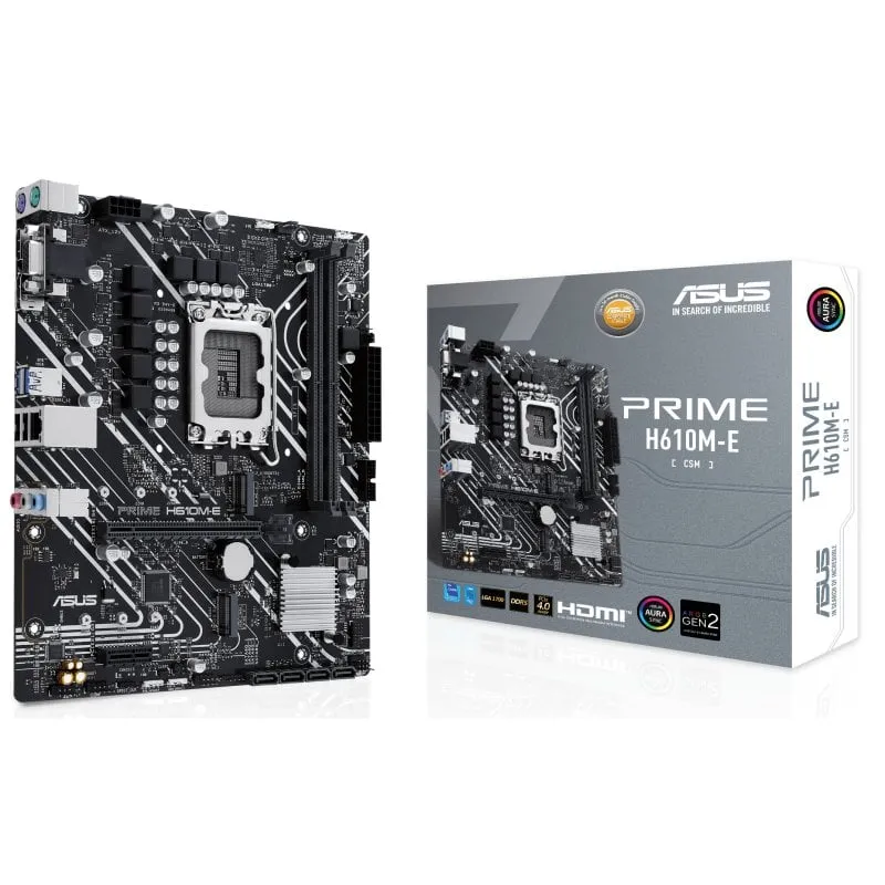 ASUS PRIME H610M-E-CSM Intel H610 LGA 1700 microATX