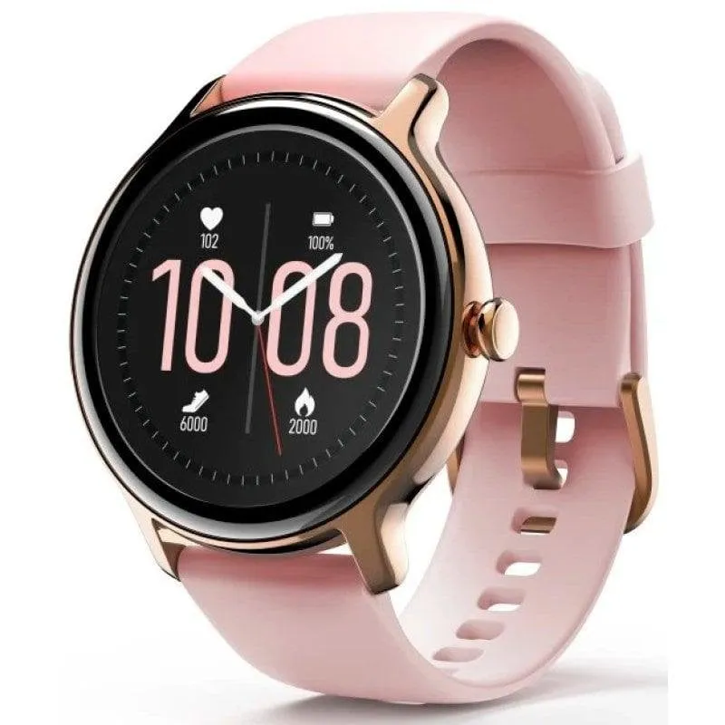 Hama Fit Watch 4910 Bluetooth GPS 45mm LCD Rosa IP68 SpO2 Cardiofrequenzimetro Monitor Sonno