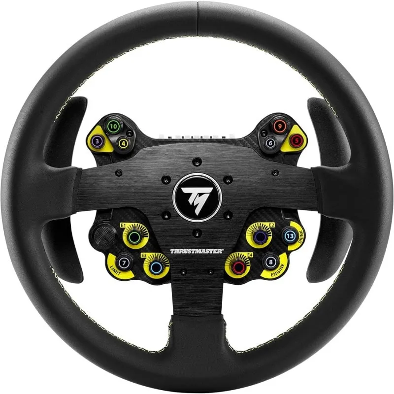 Cerchione del volante in pelle Thrustmaster EVO Racing 32R per basi Thrustmaster