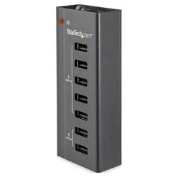 Caricabatterie USB Type-A 7 porte Black ST7C51224EU