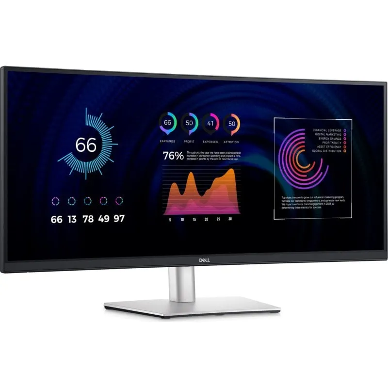 Dell P Series P3424WE 34" curvo QHD 4K UltraWide IPS LCD USB-C