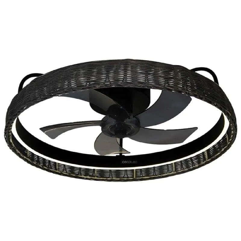 Ventilatore da soffitto Cecotec EnergySilence Lampaero 600 Black Design LED 6 velocità nero
