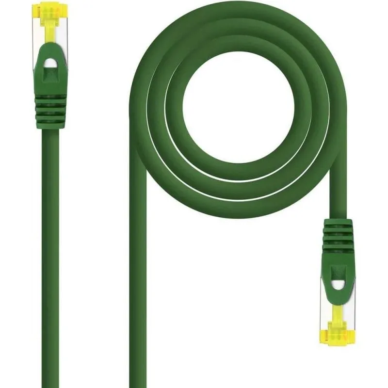 Cavo di rete Ethernet Nanocable RJ45 LSZH Cat.6a SFTP AWG26 100% rame 2m verde