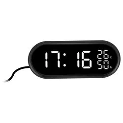 Sveglia JUSTAMINUTE Multifunzione touch con snooze Black JE5110N