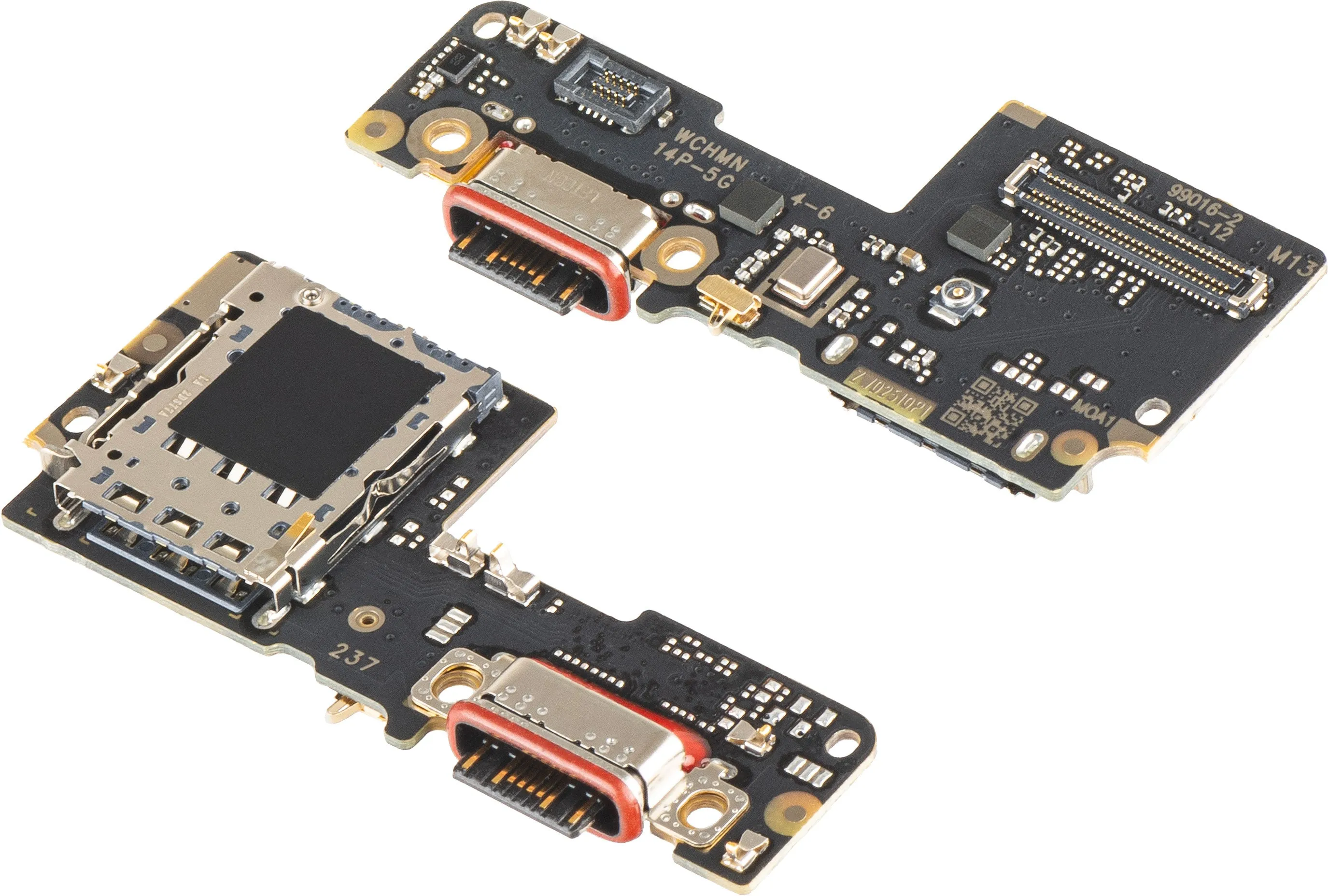Scheda con Connettore di Ricarica - Microfono - Modulo Lettore SIM Xiaomi Poco X7