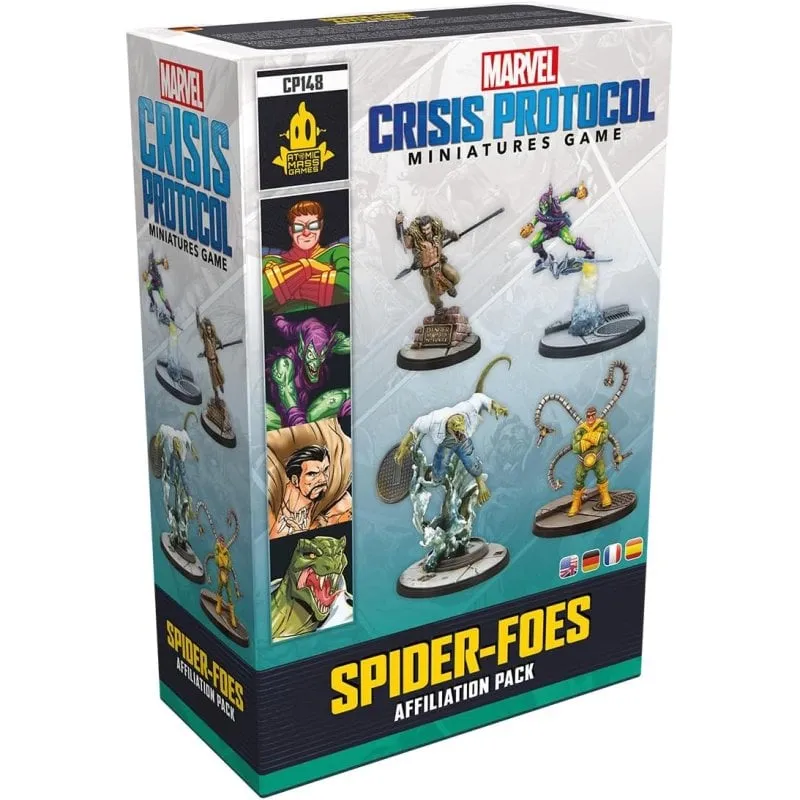 Atomic Mass Games Marvel Crisis Protocol: Spider-Foes Gioco da tavolo multilingue