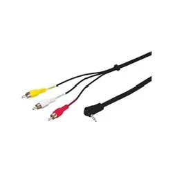Cavo adattatore ICOC 3RCAM 018 Black 1,5m 50209