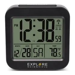 Sveglia Multifunzione radiocontrollata Black RDC1008