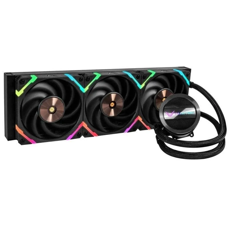 Refrigerazione Liquida Valkyrie Dragonfang 360 3 Ventole ARGB Nero
