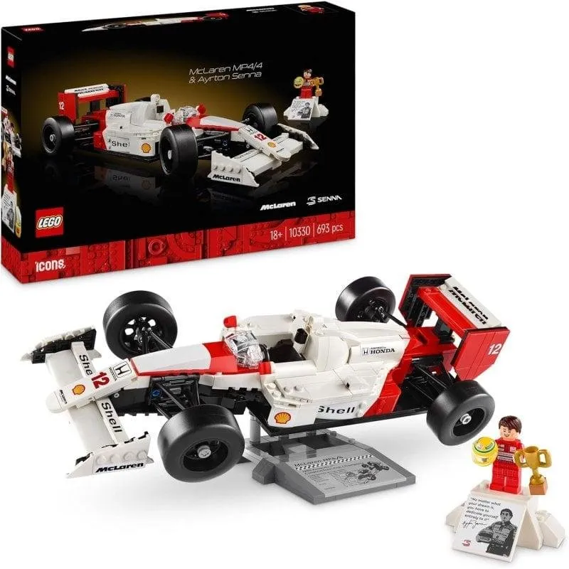 LEGO Icons McLaren MP4/4 e Ayrton Senna 10330 693 pezzi