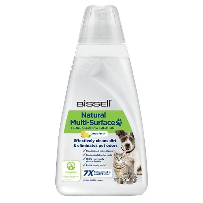 Bissell Natural Pet 1L Soluzione naturale per pavimenti speciali per animali domestici