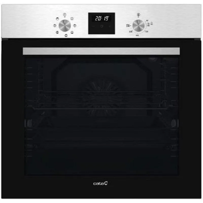 Forno da Incasso Cata MDS 8007 X Pulizia Manuale 80L 60cm Classe A Ventilato Nero Inox