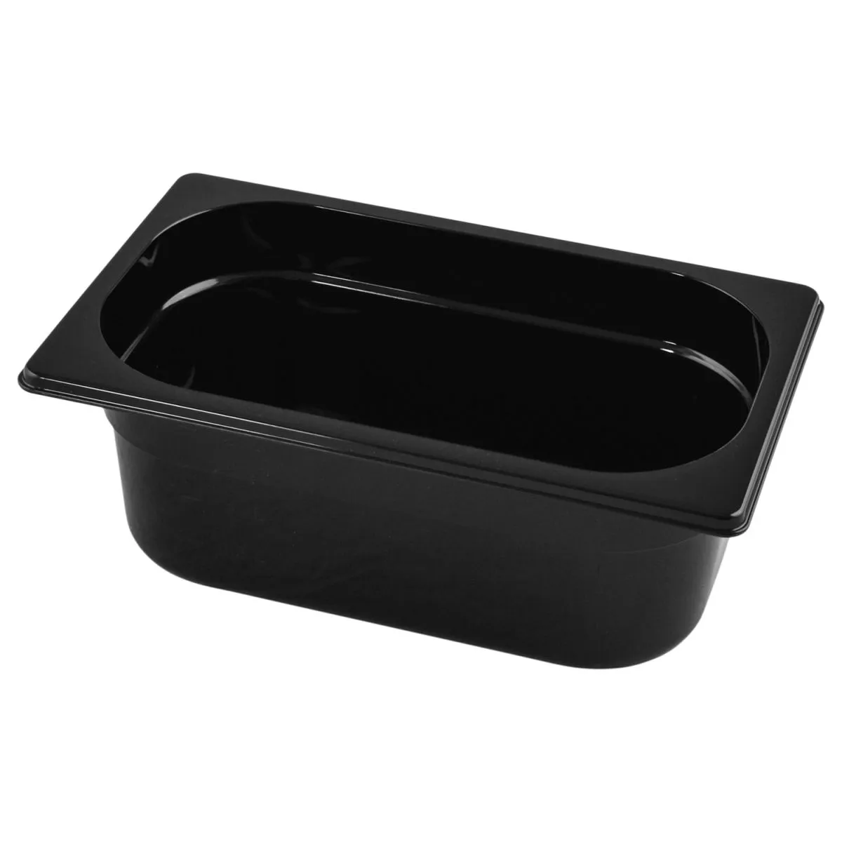 VEGA Contenitore gastronorm 1/4 Nero; GN 1/4, 3.8 l, 26.4x16.2x15 cm (LxLxP); nero
