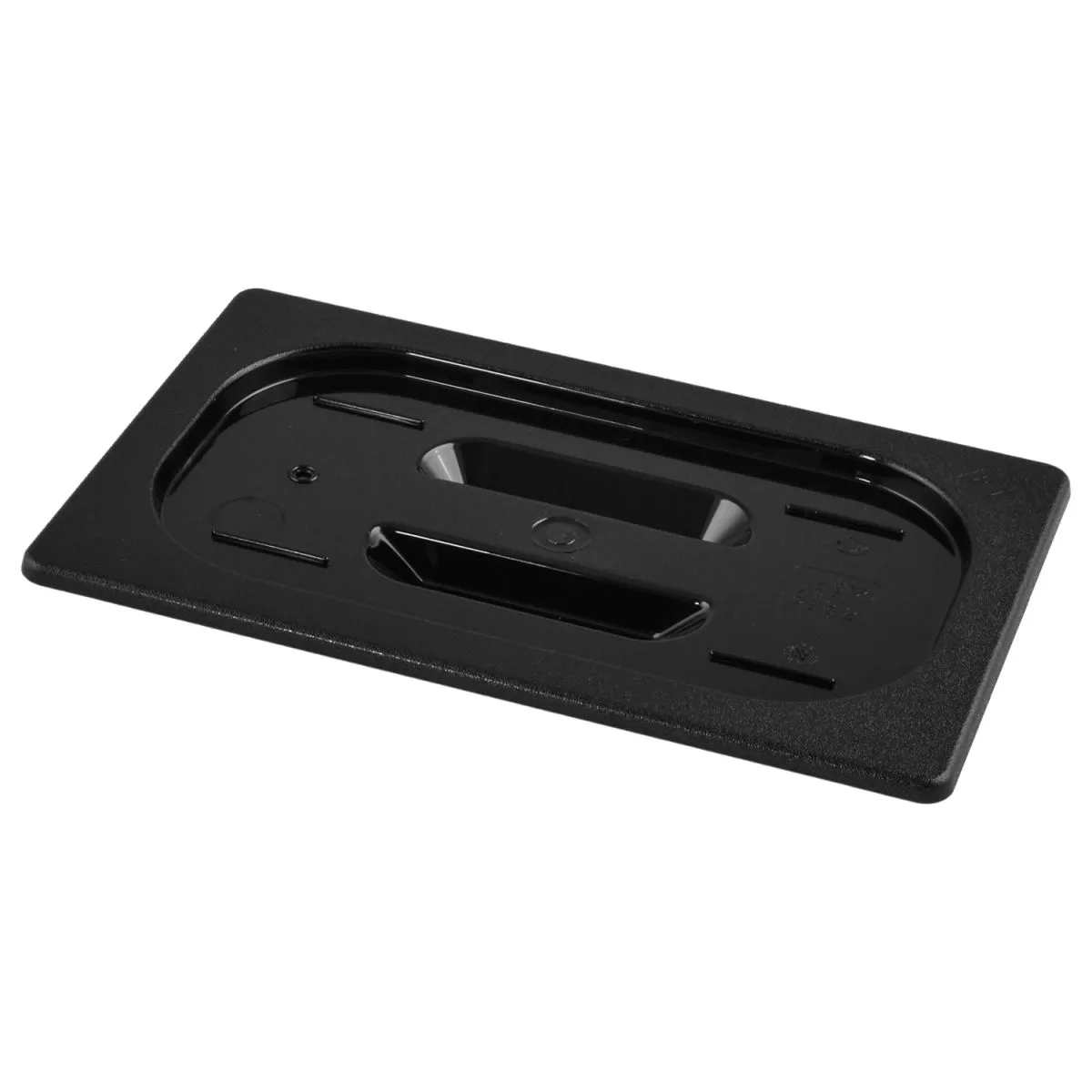 VEGA Coperchio per gastronorm 1/4 Nero; GN 1/4, 26.4x16.2 cm (LxL); nero
