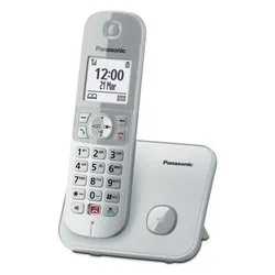 Cordless Singolo Dect (Ricaricabile) Silver KX TG6851JTS