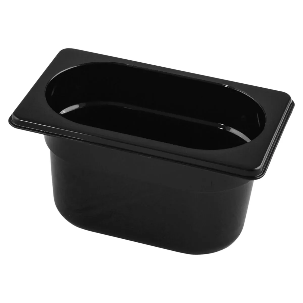 VEGA Contenitore gastronorm 1/9 Nero; GN 1/9, 0.9 l, 17.6x10.8x10 cm (LxLxP); nero
