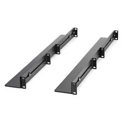 Binari rack Profondità di Montaggio Regolabile Black UNIRAILS1UB
