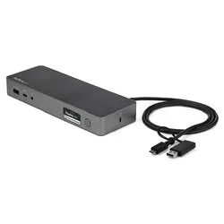 HUB 5 in 1 Docking Station USB A e USB C con Pd 100W Black e Grey DK30C2DPEPUE