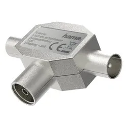 Connettore antenna Coax Connector To 2 Coax Plugs Metal 00205236