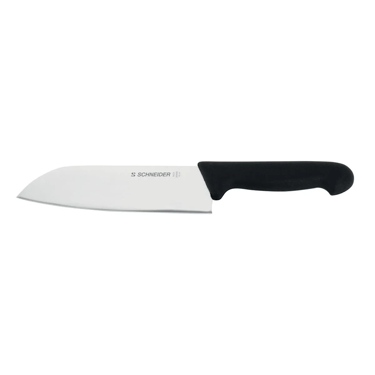 Schneider Coltello Santoku; lunghezza lama 18 cm, 30.5 cm (L); nero