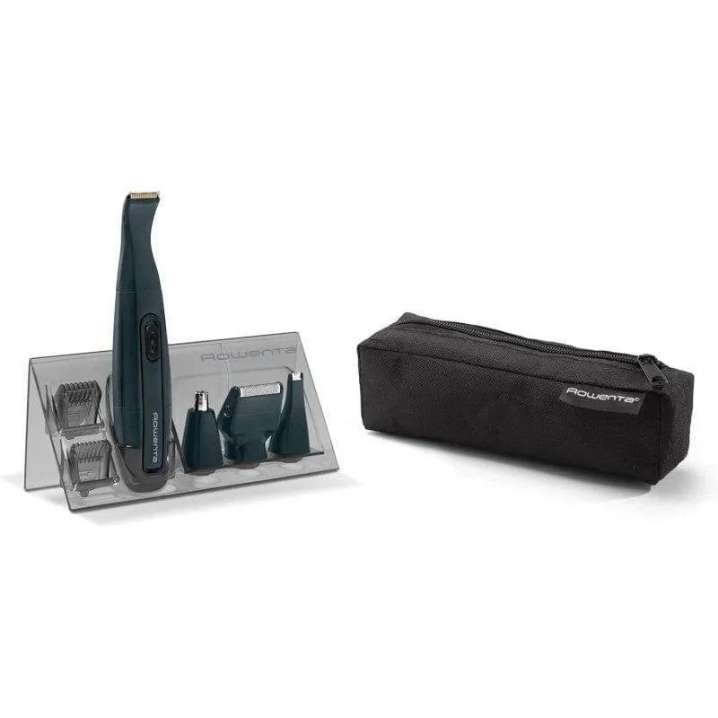 Tagliacapelli Naso e Orecchie Rowenta TN3651F0 Senza Fili 0,5mm Lama Titanio Uso Bagnato