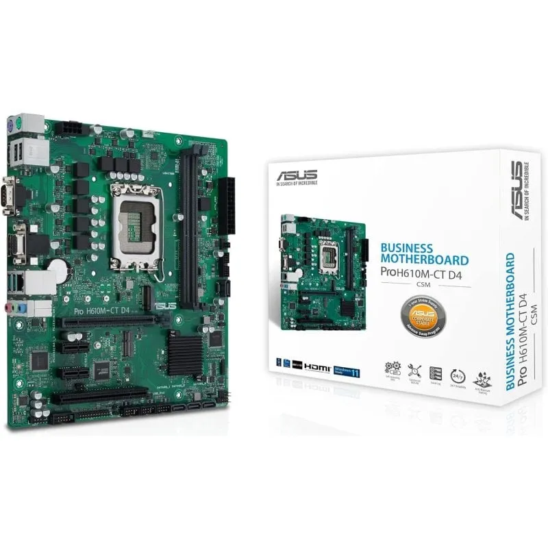 ASUS PRO H610M-C D4-CSM Intel H610 LGA 1700 microATX