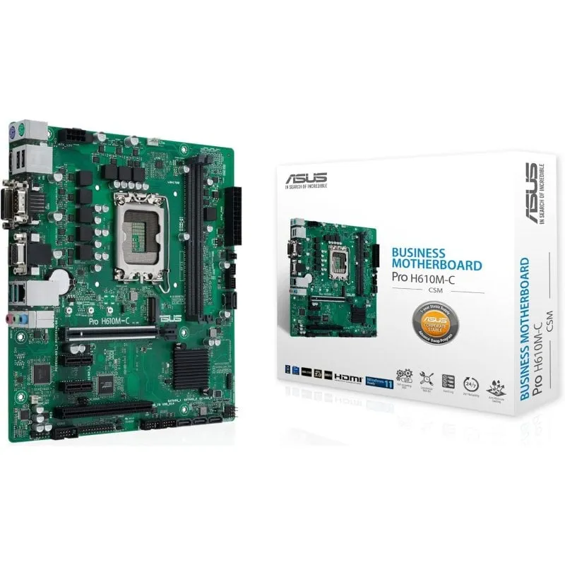 ASUS Pro H610M-C-CSM Intel H610 LGA 1700 microATX