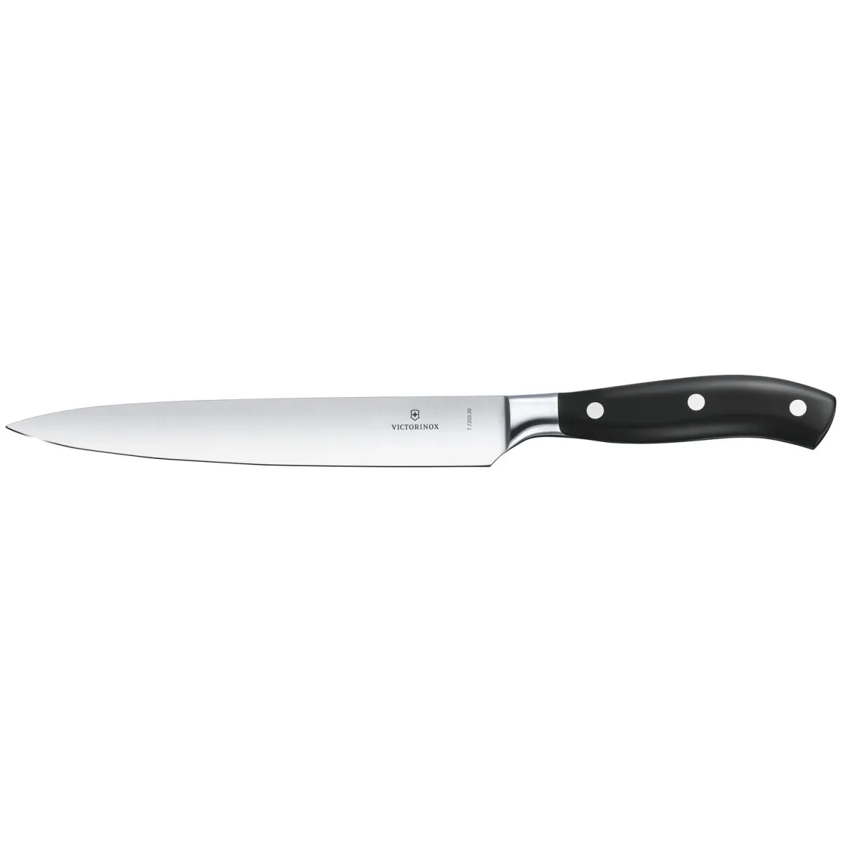 Victorinox Coltello trinciante professionale Grand Maître, dritto ; lunghezza lama 20 cm, 34.4 cm (L); argento/nero