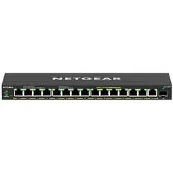 Switch di rete 16 porte Managed Plus PoE+ Black GS316EPP 100PES Gigabit (1000Base-TX)