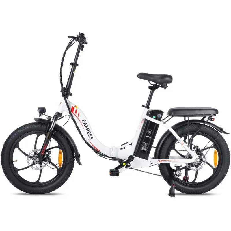 Bicicletta elettrica Fafrees F20 Motore 250 W 576 Wh Autonomia batteria 70 km Bianca