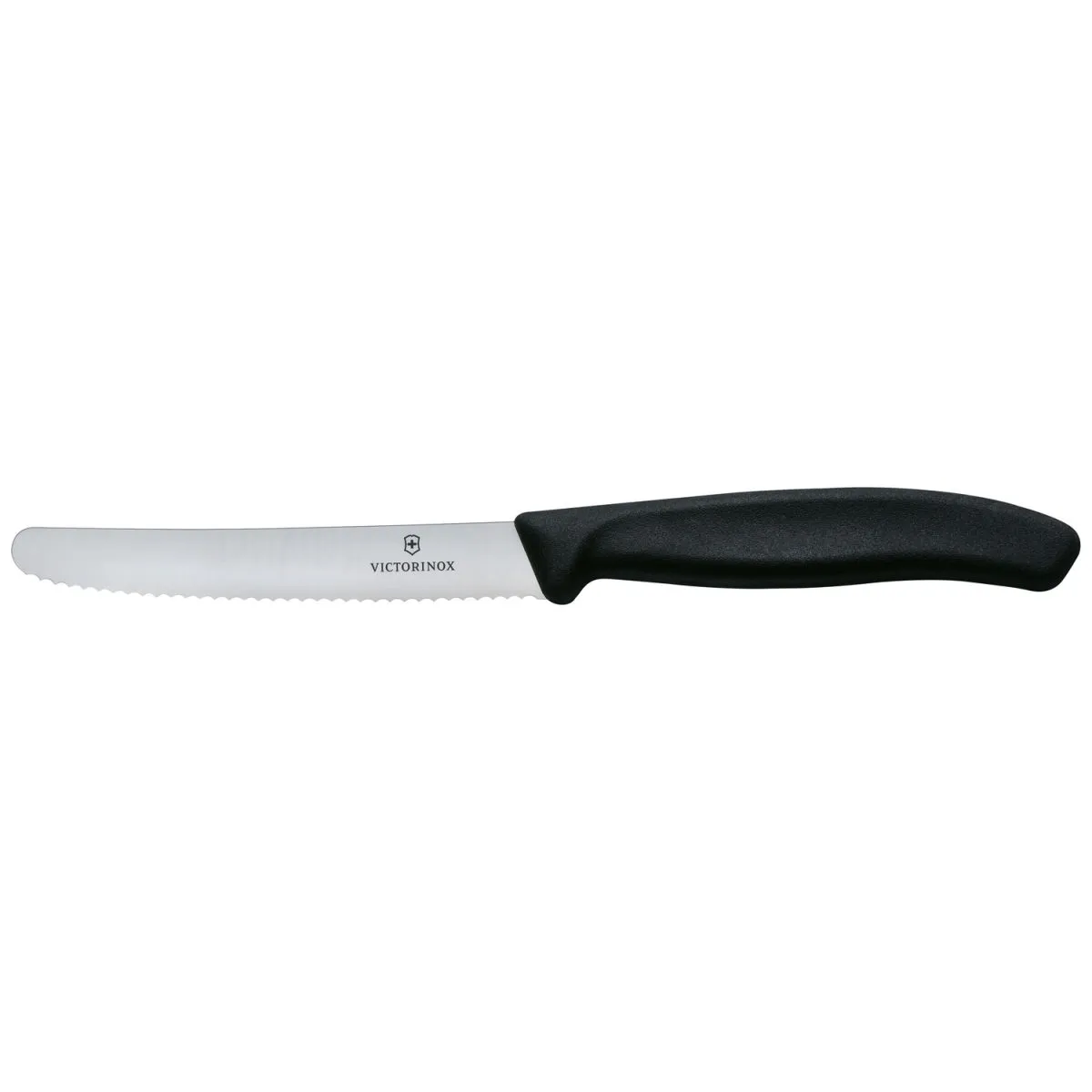 Victorinox Coltello seghettato Swiss Classic lama seghettata; lunghezza lama 11 cm, 22 cm (L); argento/nero