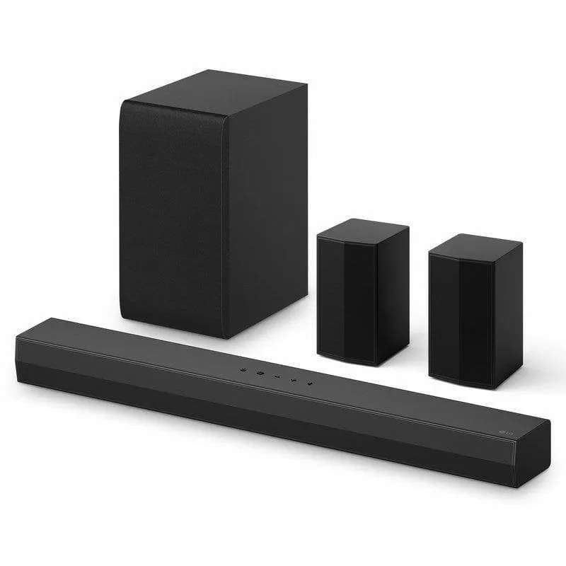 Barra de Sonido LG S40TR 4.1 400W Bluetooth HDMI ARC Subwoofer Dolby Digital Nera