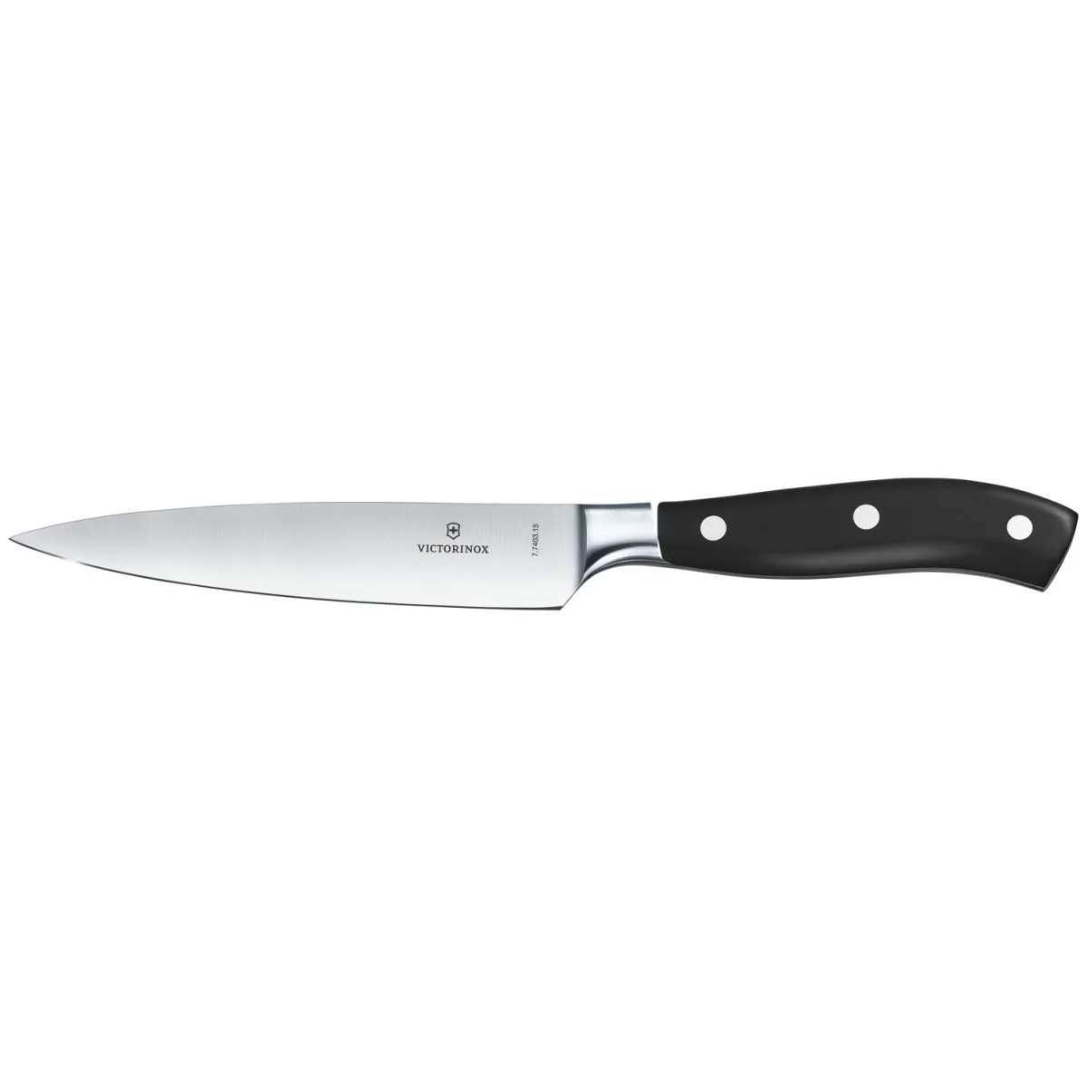 Victorinox Coltello cucina forgiato Grand Maître; lunghezza lama 15 cm, 29.5 cm (L); argento/nero