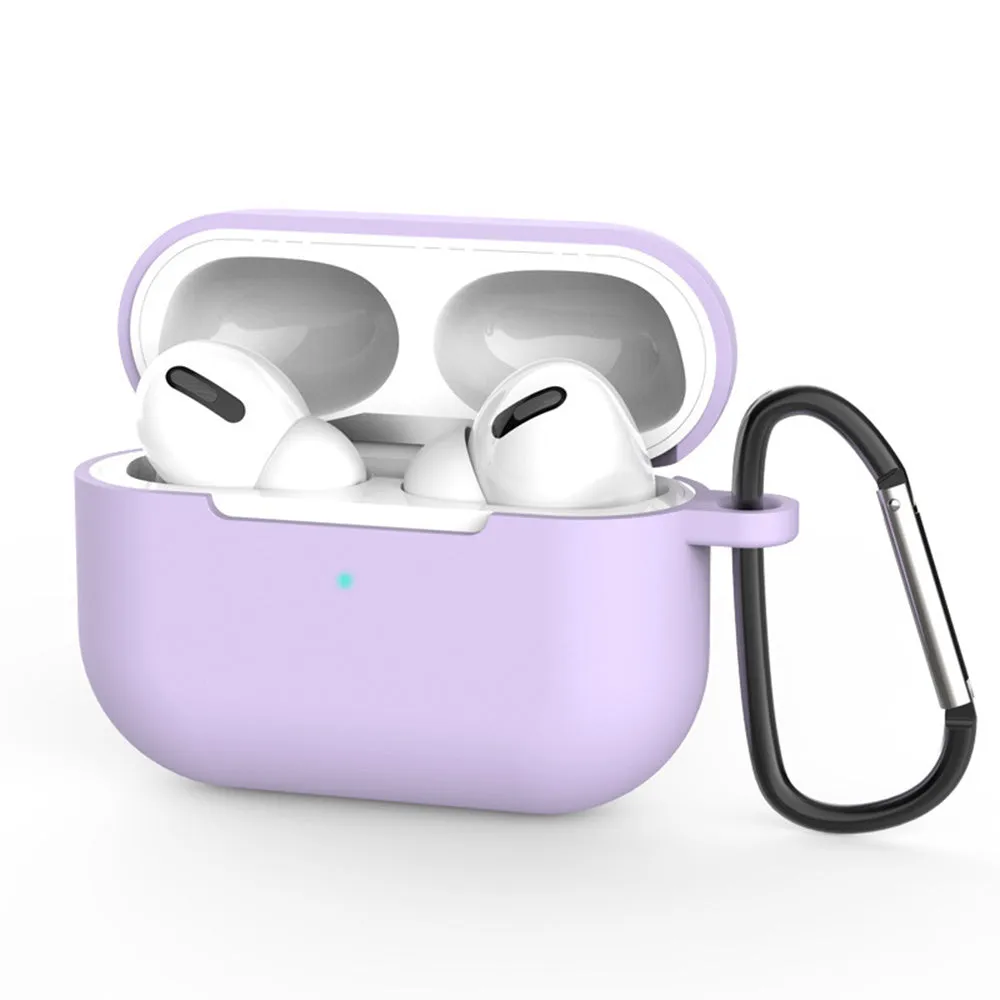Custodia Techsuit Silicone Case per Apple AirPods Pro 3, Viola