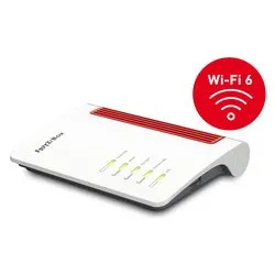 Modem router DSL, VDSL BOX 7530 AX Dual Band White e Red 20002944