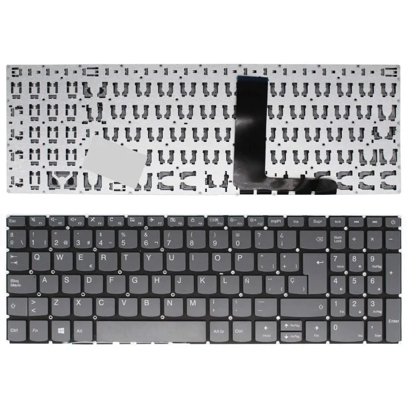 Tastiera portatile Lenovo Ideapad 320-15abr 320-15iap 320-15ast 320-15ikb Grigio Win8 Senza cornice