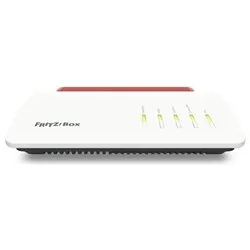 Modem router VDSL, DSL, Fibra ottica BOX 7590 AX Dual Band Bianco e Rosso 20002999