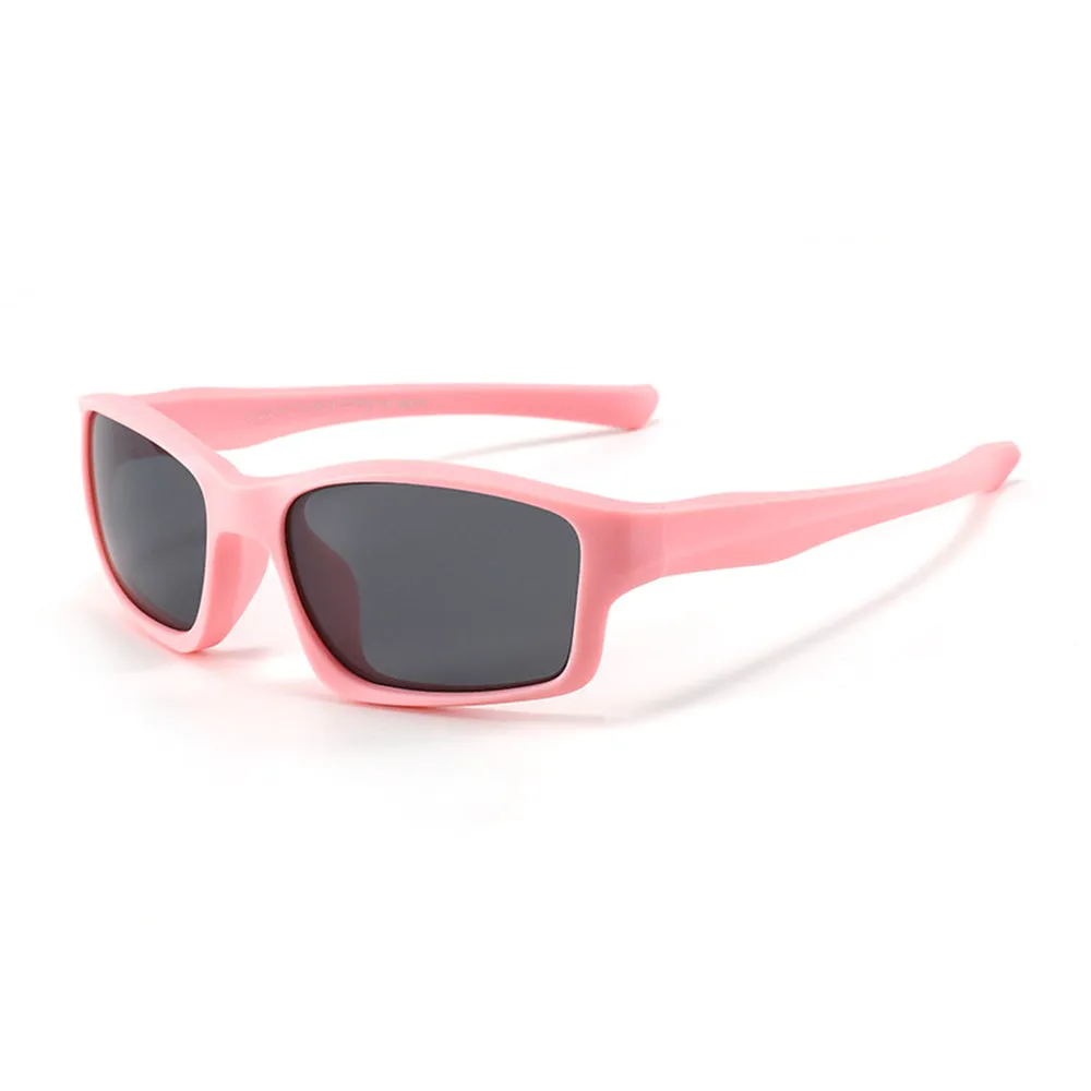 Occhiali da Sole Sportivi per Bambini Techsuit 8202-C22, Polarizzati, Rosa