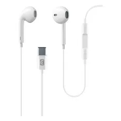 Auricolari microfono filo ORBIT Bianco AUORBITTYPECW