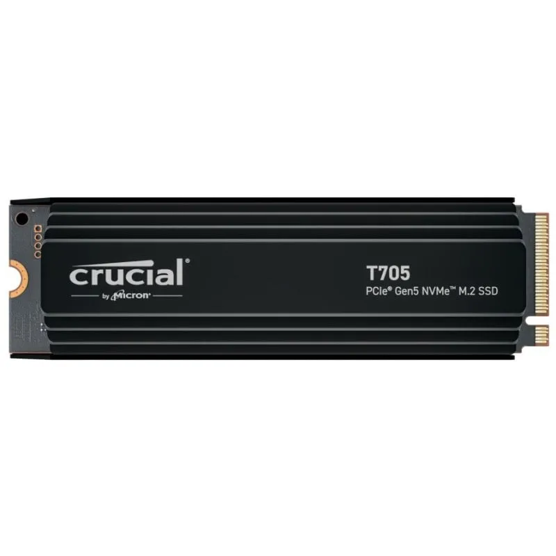 Dissipatore di calore Crucial® T705 SSD PCIe Gen5 NVMe M.2 da 4 TB